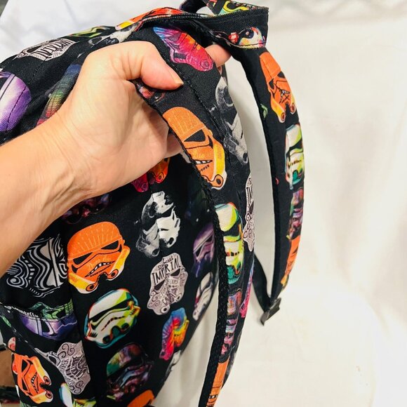 Loungefly Star Wars-Imperial Storm Keeper-Disney Parks-Helmets-Front Zip Pocket - Picture 11 of 16